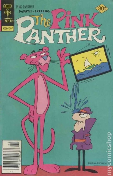 The Pink Panther, Gold Key, Pink Panther, Retro Wallpaper, The Pink, Comic Book, Panther, Comic Books, Comic Book Cover