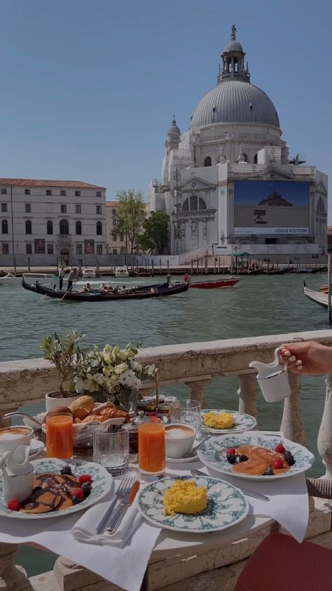 lauracomolli on Instagram: Breakfast in Venice ☕️ @stregisvenice #StRegisVenice #CultivatingTheVanguard Venice Food, Dream Hotels, Virtual Travel, Italian Culture, Travel Videos, Beautiful Places To Travel, Europe Destinations, Venice Italy, Travel Aesthetic