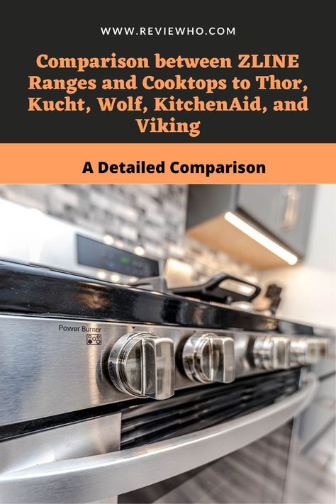 Thor vs ZLINE range Zline Kitchen Appliances, Kucht Range, Wolf Viking, Zline Kitchen, Cooktops, Popular Brands, Kitchen Aid, New Kitchen, Kitchen Gadgets