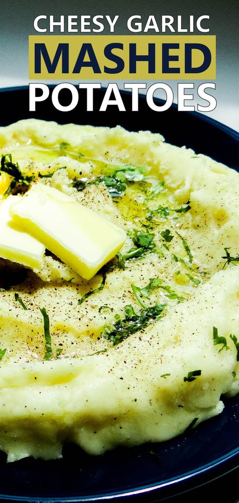 Cheesy Garlic Mashed Potatoes Reheating Mashed Potatoes, Cheesy Garlic Mashed Potatoes Recipe, Recipe With Mozzarella, Cheesy Mashed Potatoes Recipe, Cheesy Garlic Mashed Potatoes, Reheat Mashed Potatoes, Cooking Mashed Potatoes, Recipes With Mozzarella Cheese, Creamy Garlic Mashed Potatoes