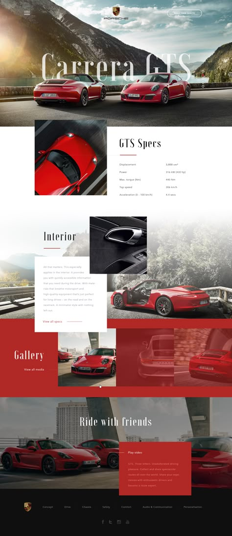 Awesome website design Automotive Website Design, Car Website Design, Car Website, Interaktives Design, Design Web, Fun Website Design, Web Ui Design, Best Web Design, Website Design Layout