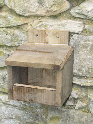 Make a home for our feathered friends to raise their young. This is a simple open fronted bird nesting box for small to medium sized birds such as song thrushes,... Robin Nest Box, Nesting Boxes Diy, Bird Nesting Box, Flycatchers, Insect Hotel, Bird Box, Diy Chicken, Diy Fence, Nesting Box