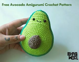 PATRONES AMIGURUMI GRATIS: PATRON GRATIS AGUACATE AMIGURUMI 54061 Amigurumi Crochet Free Pattern, 100 Crochet Stitches, Crochet Free, Amigurumi Free, Amigurumi Free Pattern, Softies, Amigurumi Crochet, Free Patterns, Amigurumi Pattern