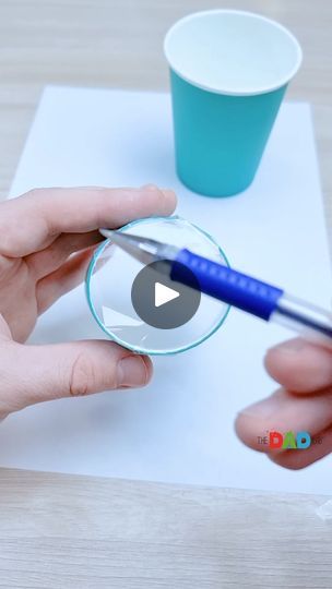 Turning two paper cups and some sticky tape into a fantastic DIY projector for kids! 🎥🌟 Watch the magic unfold as we explore the wonders of light and shadow together. Perfect for curious minds and little hands. Give it a try with your kids! #TheDadLab #LearningThroughPlay #KidsActivities #ScienceAtHome | TheDadLab | TheDadLab · Original audio Diy Projector, Paper Cup, Learning Through Play, Glass Cup, Light And Shadow, Coloring For Kids, Cool Kids, Activities For Kids, Glass