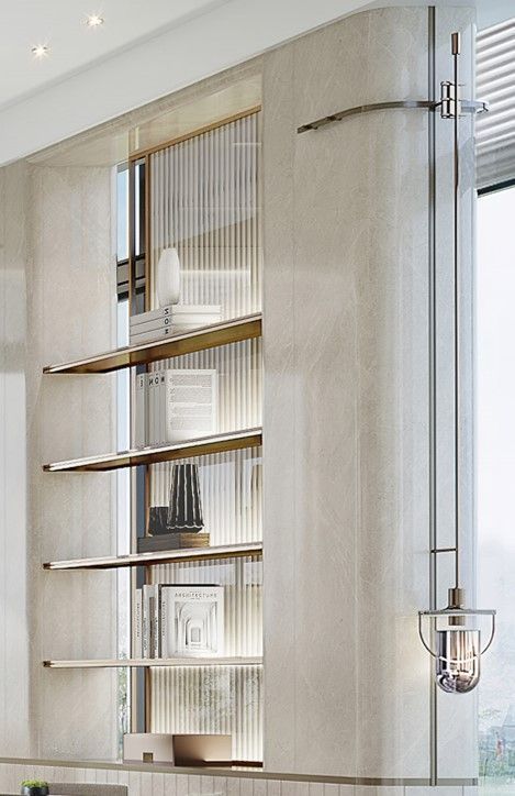 Column Shelf Design, Column Shelves, Shelving Design, Column Design, Luxury Office, Living Room Partition, Table Stand, Partition Design, Shelf Design