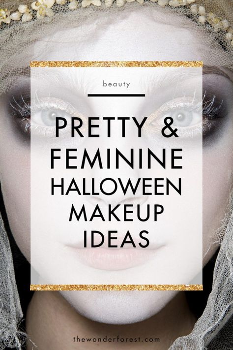 Feminine Makeup Looks, Adult Halloween Makeup, Pretty Witch Makeup, Halloween Smink, Mermaid Makeup Halloween, Pretty Halloween Makeup, Cute Halloween Tattoos, Ghost Makeup, Halloween Makeup Witch