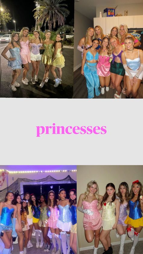 group costumes Halloween Costumes Friends, Group Costumes, Halloween Costumes, Disney Princess, Disney