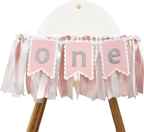 Winter Snowflake One High Chair Tulle Tutu - Snowflake First Birthday Decorations,Winter Onederland 1st Birthday High Chair Banner, Pink And Silver High Chair Tutu,1st Photo Prop Cake Smash Winter Onederland Party Girl Outfit, Baby Girl First Birthday Theme January, Onederland Birthday Party Girl Winter, One Year Old Winter Birthday Party Girl, 1st Birthday Girl December, Baby Girl First Birthday Theme Winter, Winter One Derland First Birthday Girl, January 1st Birthday Girl, One Year Old Birthday Party Girl Winter