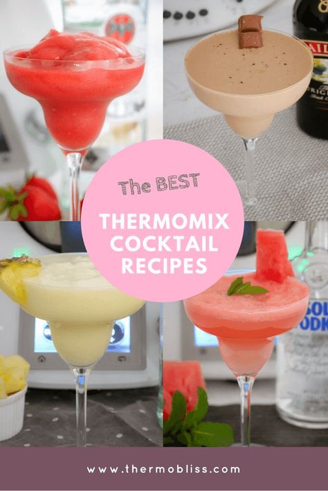 Thermomix Cocktails, Thermomix Recipes Healthy, Baileys Cocktails, Homemade Baileys, Thermomix Baking, Pina Coladas, Homemade Cocktails, Sweet Cocktails, Watermelon Recipes