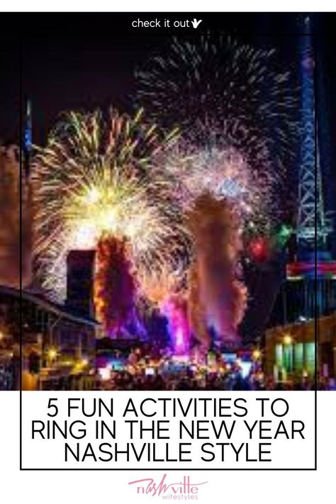 Visit here to check out NYE in Nashville: 5 Fun Activities to Ring in the New Year Nashville Style on Nashville Wifestyles! If you are looking for family activities in Nashville for NYE then this is the blog post for you! Get inspired to try out these fun Nashville activities. You will love these Nashville concert activity this blog post has to offer as well. Be sure to try out these couples fun ideas and fun things to do with friends. #Nashville #fun #holidays #NYE New Years In Nashville, Nashville Winter Activities, Nashville During Christmas, Nashville New Years Eve, Nashville Activities, Nashville New Years, Unique Nashville Experiences, Christmas In Nashville, New Years With Kids