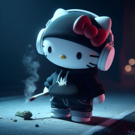 Hood Hello Kitty, Hello Kitty Mamadisima, Apex Aesthetic, Gangster Hello Kitty, Hello Kitty High, Hello Kitty Photos, Hello Kitty Rooms, Hello Kitty Aesthetic, Skate Art