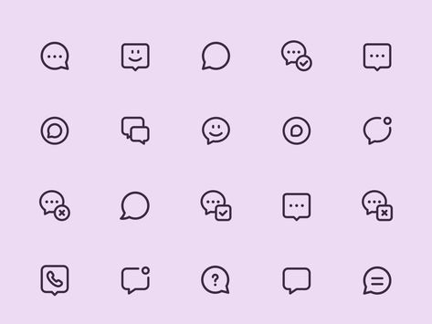 Purple Contacts Icon, Purple Reminders Icon, Purple Message Icon, Messages Neon Icon, Purple Shortcuts Icon, Messages Icon, Message Icon, Icon Ui, Chat Icon