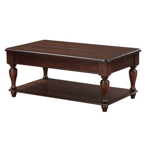 Found it at Wayfair - Stanton Coffee Table with Lift Top Teapoy Table Design, Table Design Wooden, Coffee Table With Lift Top, Centre Tables, Centre Table Design, Tea Table Design, Dining Room Furniture Design, Coffee Table Pictures, Center Table Living Room