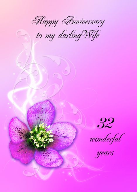 32nd Wedding Anniversary for Wife, Purple Hellebore Flower card #Ad , #Affiliate, #Anniversary, #Wife, #Wedding 18th Birthday Daughter, Purple Hellebore, 46th Wedding Anniversary, 42nd Wedding Anniversary, 31st Wedding Anniversary, 47th Wedding Anniversary, 32nd Wedding Anniversary, 41st Wedding Anniversary, Anniversary For Wife