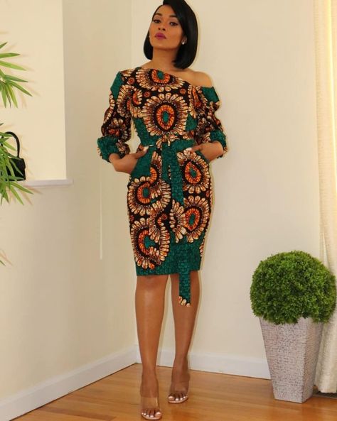 African Party Dresses, African Print Dress Ankara, Best African Dresses, Short African Dresses, African Fashion Skirts, African Dresses Modern, African Wear Dresses, Short Dress Styles, Afrikaanse Mode