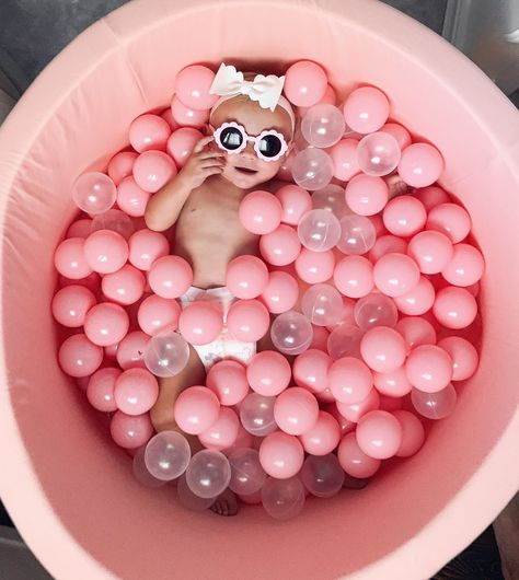 Classic Pink Bundle - Ball Pit + 200 Pit Balls Included - Little Big Playroom Big Playroom, Kids Ball Pit, Baby Ball Pit, Bohemian Mama, Water Ball, Baby Ball, Plan Toys, Ball Pit, Sugar Plum