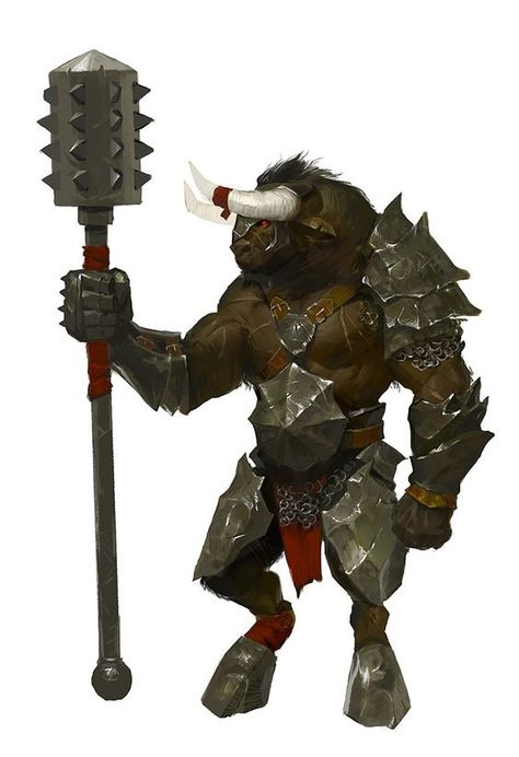 Minotaur concept Picture (2d, fantasy, character, concept art, fighter, minotaur, warrior): Minotaur Gladiator, Minotaur Character Design, Digital Art Gallery, Fantasy Races, Dungeons And Dragons Characters, Manama, Fantasy Monster, Best Pictures, Monster Design