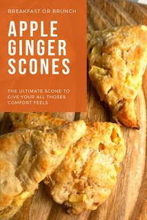 Ginger Scones Recipe, Apple Cinnamon Scones, Pear Desserts, Ginger Scones, Live Well Bake Often, Basic Scones, Expensive Steak, Snacking Cake, Apple Scones