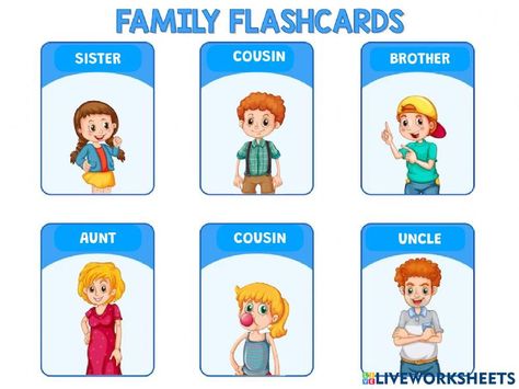 Family flashcards Family Members Flashcards, Family Flashcards, Extended Family, Second Language, School Subjects, Family Members, Coding, Wallpapers