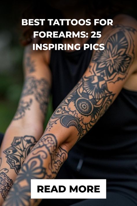 Best Tattoos for Forearms: 25 Inspiring Pics Unique Arm Tattoos, Unique Forearm Tattoos, 12 Tattoos, Inner Forearm Tattoo, 13 Tattoos, Foot Tattoos For Women, Ink Inspiration, Sleeve Ideas, Best Tattoos