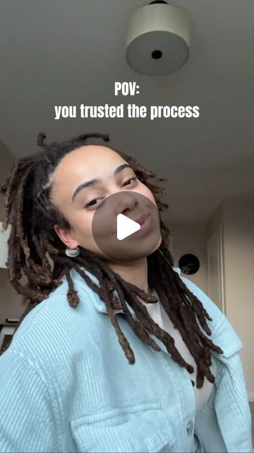 Marlee Narain |   Intuitive Creator on Instagram: "If you’ve got starter locs this is your reminder to trust the process 🫡  #locjourney #starterlocs #longlocs #locdqueen #locstes #locstylesforwomen" 60 Locs Count, Semi Freeform Locs Women, Free Form Locs, Starter Locs, Trust The Process, Loc Styles, Locs, The Process, The Creator