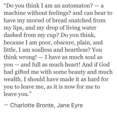 Jane Eyre Book Quotes, Jane Eyre Aesthetic, Jane Eyre Quotes, Brontë Sisters, Book Passage, Charlotte Brontë, Reading Notes, Best Poems, Inspirational Books To Read