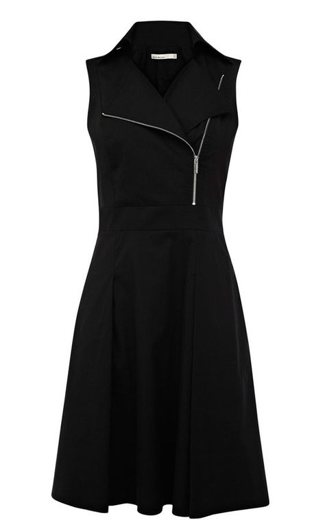 Peasy Breezy, Easy Peasy, Zipper Ruffles, Ruffles Dress, Zip Front Dress, Zip Dress, Zipper Dress, Lapel Dress, Lapel Sleeveless Biker Dress, Mira Duma, Karen Millen Dress, Ruffles Dress, Dress Pictures, Dress Zipper, Karen Millen, Work Attire, Amelie