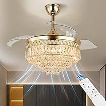 Gold Ceiling Fan, Fan Chandelier, Crystal Ceiling Fan, Dining Room Decoration, Chandelier Lighting Modern, Ceiling Fan Blades, Chandelier Fan, Ceiling Fan Light, Modern Ceiling Fan