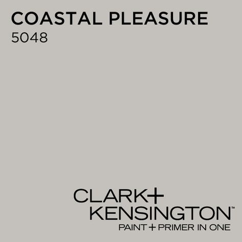 Coastal Pleasure 5048 by Clark+Kensington Doublewide Renovation, Clark And Kensington Paint Colors, Purple Energy, Diy Paint Projects, Design Boards, Coastal Modern, Favorite Paint Colors, Flat Paint, Coastal Living Rooms