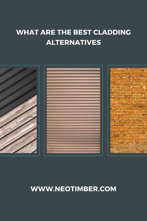 What Are The Best Cladding Alternatives? Exterior Cladding Options, Composite Cladding, Tile Cladding, Paint Your House, Red Tiles, Timber Cladding, Peeling Paint, Old Bricks, Exterior Cladding