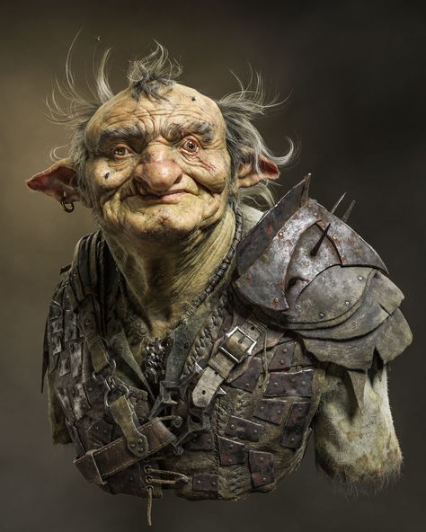 Working on a Realistic Goblin: Face & Armor Sculpting Workflows Goblin Face Paint, Goblin Face, Goblin Town, Goblin Pictures, Mythical Beings, Creature 3d, Goblin Art, Zbrush Character, Photo Texture