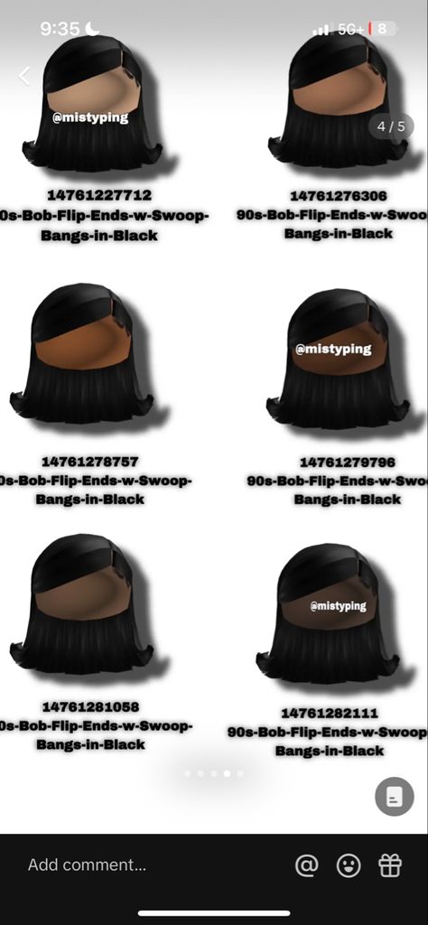 Black Baby Codes For Berry Ave, Berry Avenue Codes Hair Baddie, Hsl Codes, Cute Black Hair, Black Hair Id Roblox, Roblox Hair, Pink And Black Hair, Blocksburg Outfit Codes￼, Roblox Aesthetic