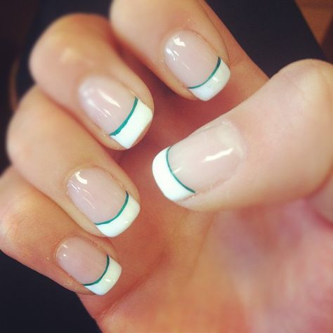 French Nails Music Nails, Pink French Manicure, Nails Collection, Wedding Manicure, French Manicure Designs, Green French, Manicure Colors, French Tip Nail Designs, Wedding Nail