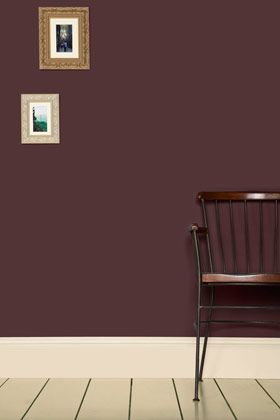 Brinjal No. 222 Paint Brinjal Farrow And Ball, Fall Paint Colors, Wall Color Schemes, Burgundy Walls, Aubergine Colour, Farrow And Ball Paint, Farrow And Ball, Wall Bedroom, Wall Paint Colors