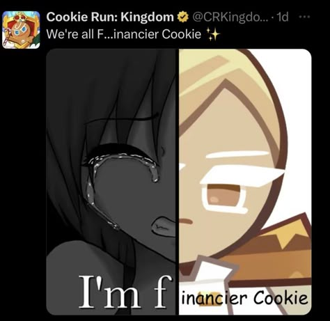 Cookie Run Comic Cursed, Crk Financier Cookie, Clotted Cream Cookie X Financier Cookie, Financier Cookie, Milky Way Cookie, Milky Way Cookies, Sorbet Shark, Lollipop Recipe, Cookie Games