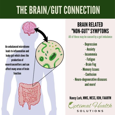 The GUT is the KEY! Take probiotics and Fiber! A healthy gut = a healthy mind! Gut Imbalance, Gut Health Diet, Gut Health Recipes, Brain Connections, Gut Brain, Mental Health Facts, Nutritional Therapy, Mental Energy, Boost Your Energy