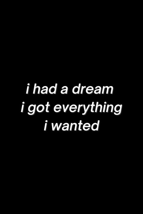 i had a dream i got everything i wanted aesthetic quotes black everything I wanted billie eilish lyrics Billie Eilish Quotes Deep, Billie Eilish Lyrics Aesthetic, Aesthetic Quotes Black, Everything I Wanted Billie Eilish, I Got Everything I Wanted, Wanted Aesthetic, Billie Eilish Quotes, Billie Eilish Lyrics, Billie Eilish Outfits