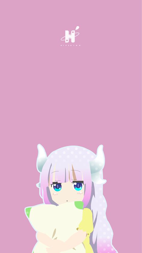 Kanna Wallpaper, Kanna Kamui Wallpaper, Kanna Kamui, Mini Dragon, Dragon Maid, Kobayashi San, Miss Kobayashi's Dragon Maid, Cute Anime Chibi, Anime Stickers