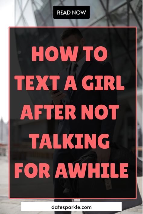 When texting a girl after not talking for a while, it’s important to start with a friendly and casual tone. Begin by acknowledging the time that has passed since your last conversation, but avoid dwelling on it too much. Show genuine interest in her life by asking open-ended questions about her recent activities or experiences. Avoid bombarding her with multiple texts at once; instead, give her some space and wait for her response before sending another message. Inject humor into your texts to k Conversation With Girl, Texting A Girl, Old Friendships, Conversation Topics, Not Talking, Text Back, Messages For Her, Dating World, Text For Her