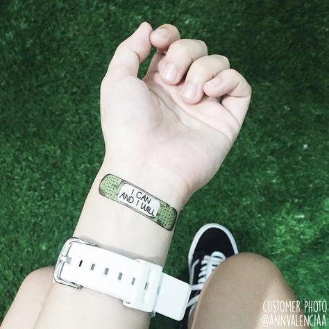 15 Motivational Bandage Tattoos: The Rider Set - Inspirational Bandaid Temporary Tattoos with Positive Affirmations and Quotes For Self Care by MotivationalTattoo Quotes For Self Care, Quotes For Self, Stickers Face, Face Gems, Face Stickers, Band Aid, Beauty Tattoos, Beauty Wellness, Hen Party