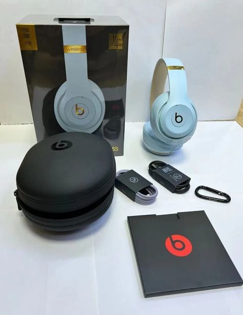 Beats By Dr Dre Studio3 Wireless Headphones - Brand New and Sealed U Pick Color | eBay Beats Studio, Beats By Dre, Audio Headphones, Wireless Technology, Dr Dre, Portable Audio, Wireless Headphones, Carrying Case, Brand Colors