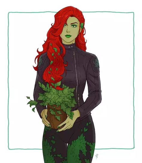 RHM: Dr. Poison Ivy... :) - Imgur Poison Ivy Comic, Dc Poison Ivy, Poison Ivy Dc Comics, Gotham Girls, Character Pictures, Dc Villains, Harley Quinn Art, Deathstroke, Comic Collection