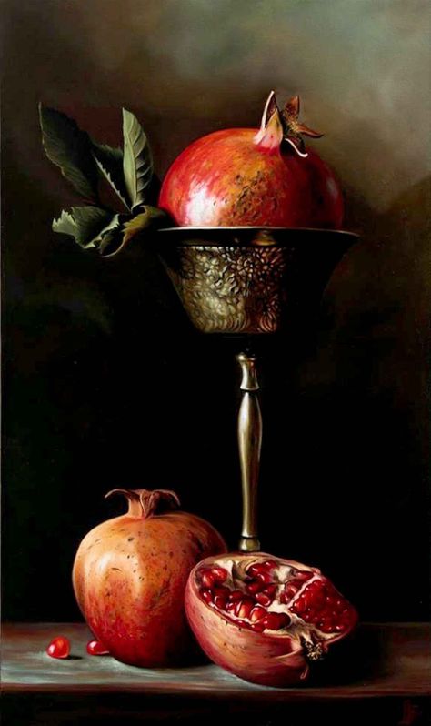 Still Life Photos For Painting, Modern Still Life Photography, Pomegranate Art, Still Life Pictures, Still Life Images, Still Life Fruit, Fruit Photography, Still Life Photos, Still Life Oil Painting