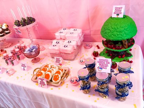 Kirby Birthday Party Ideas | Photo 9 of 46 | Catch My Party Kirby Birthday Party Ideas, Kirby Birthday Party, Kirby Birthday, Nintendo Birthday Party, Nintendo Party, Sonic Birthday, Bday Party Theme, 6th Birthday Parties, 10th Birthday