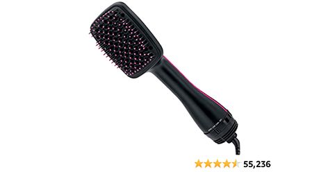 Amazon.com: Revlon One-Step Hair Dryer and Styler | Detangle, Dry, and Smooth Hair, (Black) : Everything Else Revlon One Step Hair Dryer, One Step Hair Dryer, Hair Dryer Styler, Ceramic Bakeware Set, 4a Hair, Dryer Brush, Ceramic Bakeware, Blow Dry Brush, Hair Dryer Brush