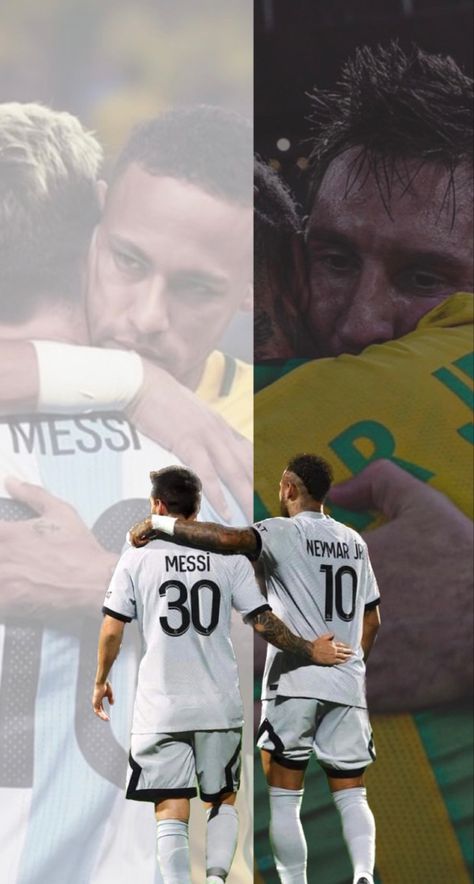 Messi E Neymar, Neymar And Messi, Neymar Messi, Neymar Brazil, Messi Neymar, Messi And Neymar, Messi And Ronaldo, Aesthetic Letters, Leo Messi