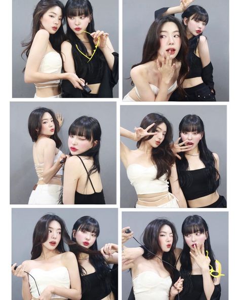 Bestie Photoshoot Ideas Studio, Photobox Pose, Hair Styles For Girls, Haircut Tips, Trendy Bob, Hairstyles Simple, Studio Photoshoot Ideas, Trendy Bob Hairstyles, Friendship Photoshoot