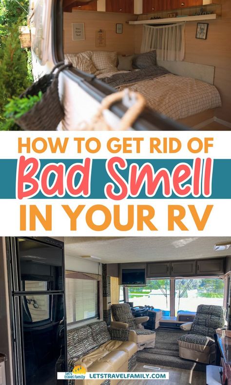 Get ready to enjoy your RV again with effective tips to get rid of bad smell in RV! Our guide offers practical RV odor removal tips to help you eliminate odors in your camper for good. Discover clever RV cleaning hacks and RV musty smell solutions that will have your space feeling fresh and inviting. With just a few simple steps, you can easily learn how to freshen up RV and make your next adventure more enjoyable! Rv Medicine Cabinet, Camper Cleaning, Natural Odor Absorber, Gifts For Rv Owners, Rv Cleaning, Pee Smell, Glamper Camper, Get Rid Of Flies, Rv Camping Checklist