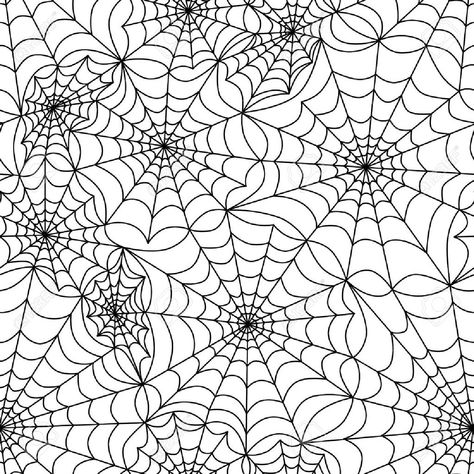 Spider's web seamless background. Halloween vector pattern Stock Vector - 55657424 Spiders Web, Background Halloween, Trippy Designs, Glitter Digital Paper, Web Patterns, Spooky Tattoos, Halloween Vector, Black Phone Wallpaper, Halloween Spider Web