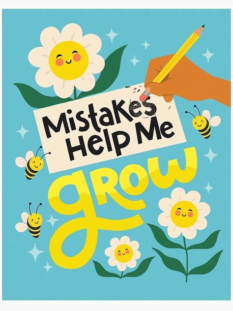 "Growth Mindset Poster for Elementary, Middle, High School Classroom Décor-Inspirational and Motivational Classroom Poster" Art Board Print for Sale by posterpro | Redbubble Middle School Bulletin Boards, Mindset Poster, Classroom Boards, Classroom Decor High School, Growth Mindset Posters, High School Classroom, School Bulletin Boards, Board Decoration, Classroom Posters